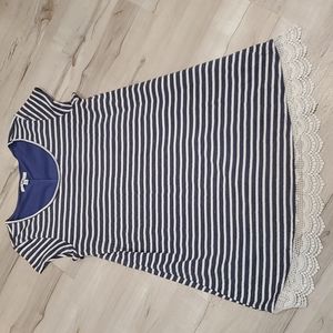 DRESS - Ya Los Angeles dress with lace bottom NEW sz L